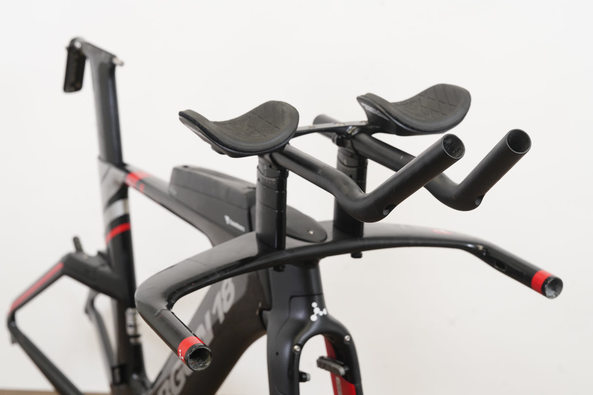 *Damaged* 2020 XS Argon 18 E-119 Carbon Rim Brake TT Triathlon Frameset + Cockpit