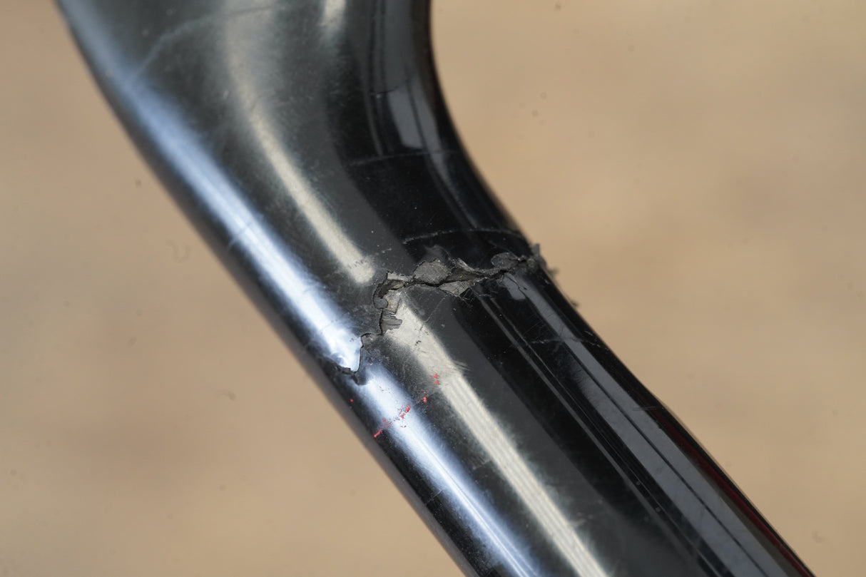 *Damaged* 2020 XS Argon 18 E-119 Carbon Rim Brake TT Triathlon Frameset + Cockpit
