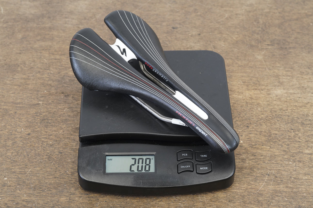 143mm Specialized Romin Expert Titanium Rail Saddle 208g