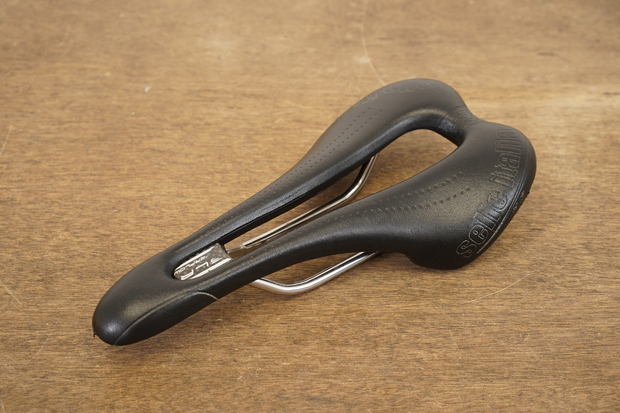 134mm Selle Italia SLR Superflow Titanium 316 Rail Road Saddle 179g