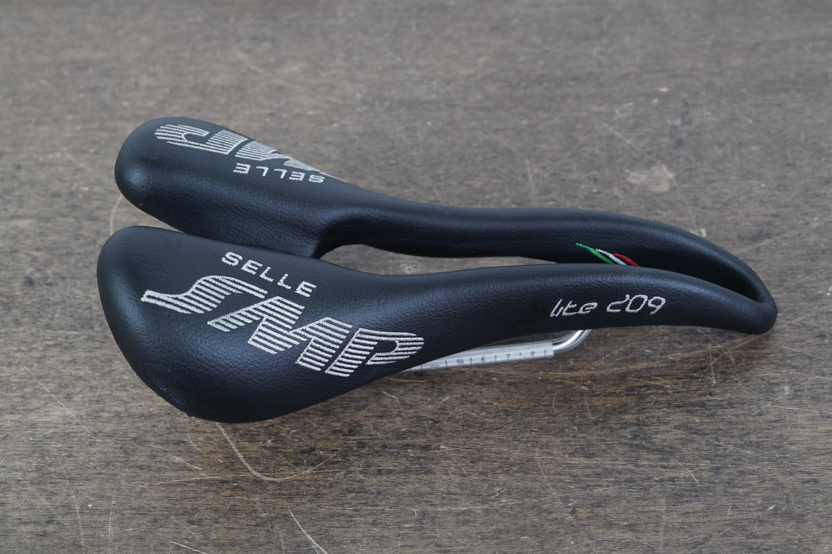 132mm Selle SMP Lite 209 Stainless Steel Rail Road Saddle 313g