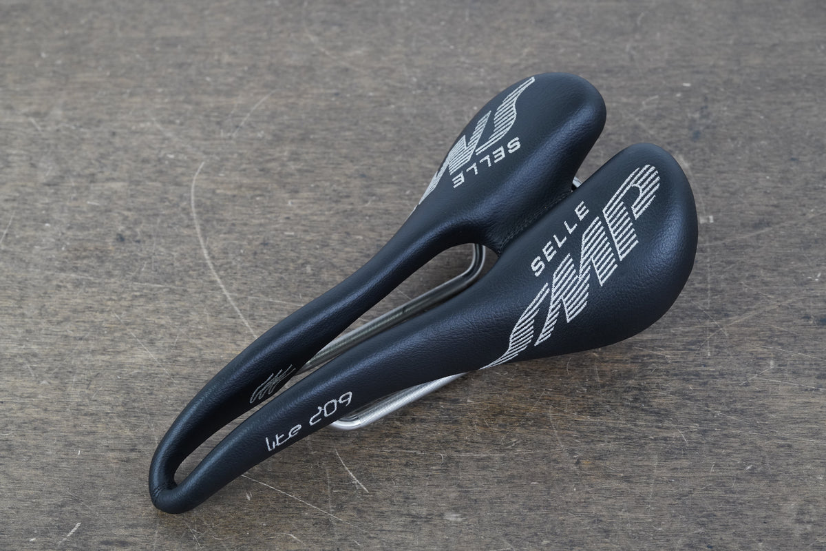 132mm Selle SMP Lite 209 Stainless Steel Rail Road Saddle 313g