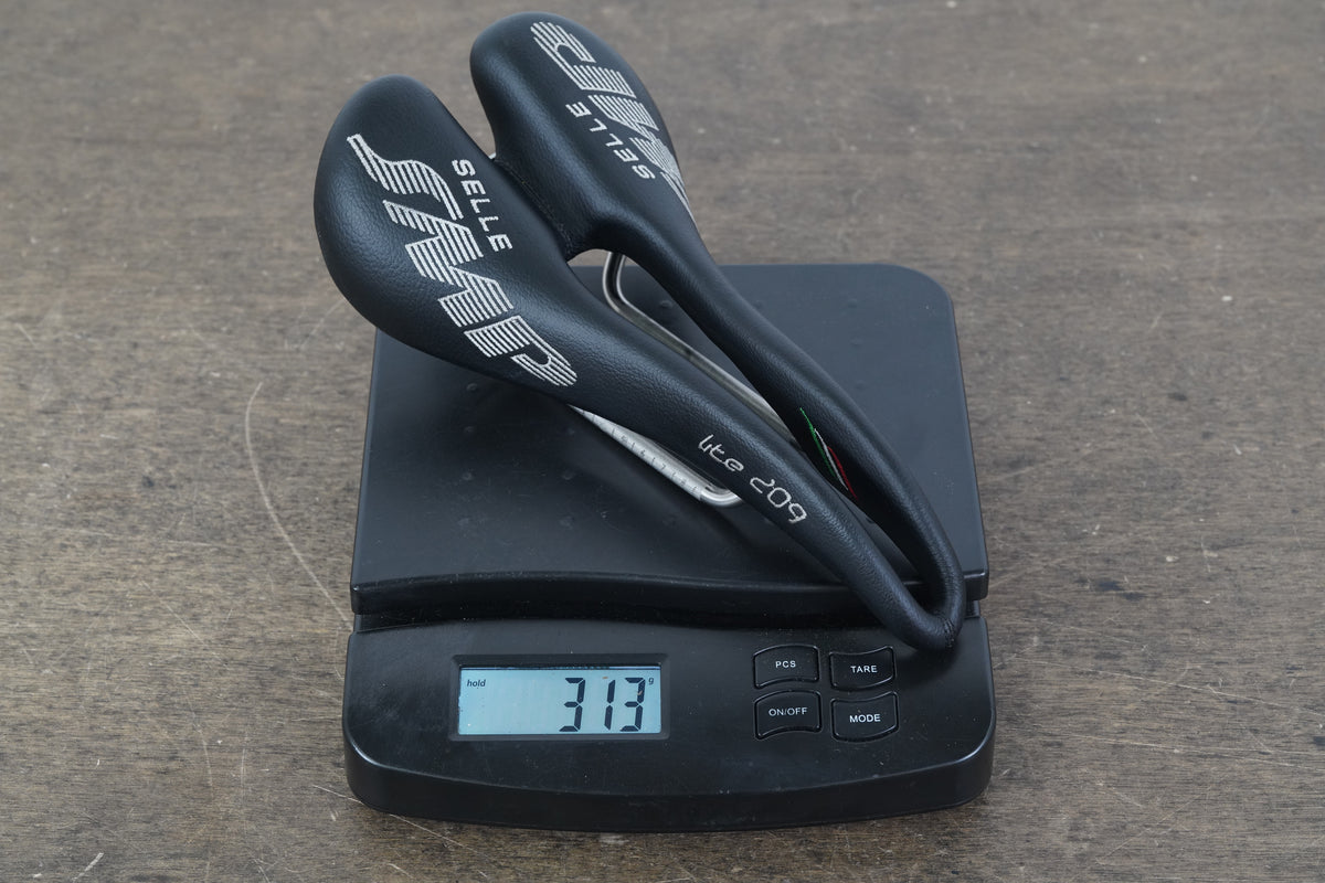 132mm Selle SMP Lite 209 Stainless Steel Rail Road Saddle 313g