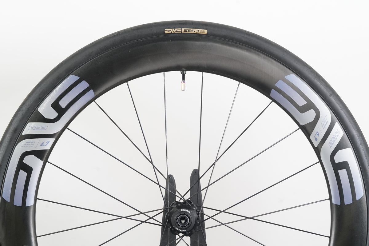 ENVE SES 6.7 Carbon Tubeless Clincher Disc Brake Wheelset Shimano/SRAM 11 Speed