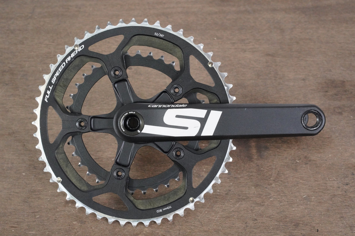 175mm 52/36T BB30 Cannondale Si Hollowgram Road Crankset