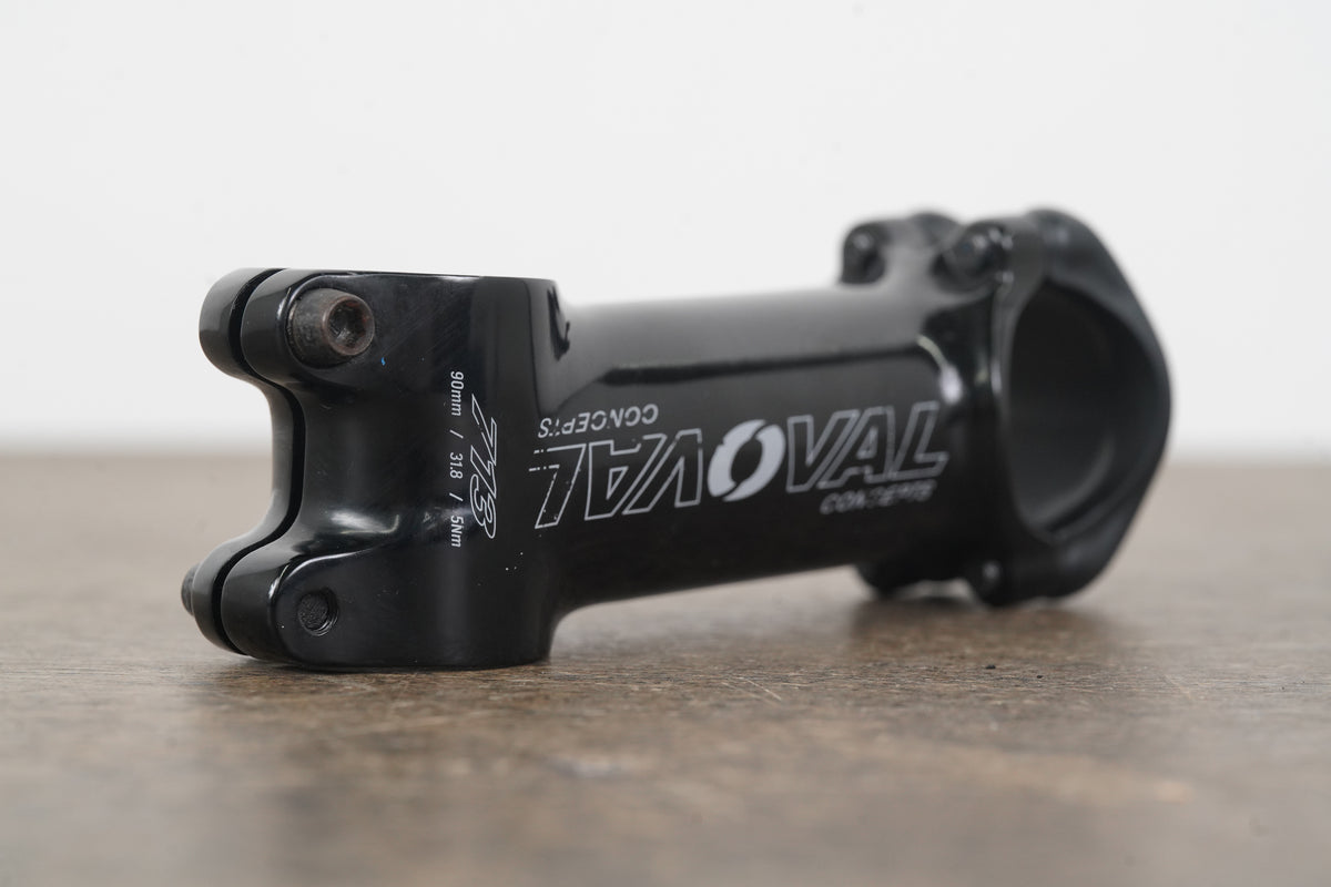 Oval Concepts 713 90mm -8 Degree Alloy Road Stem 117g 1 1/8" 31.8mm