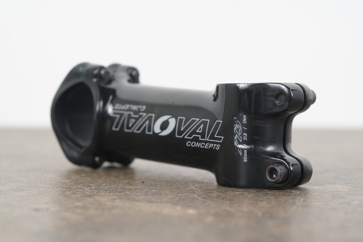 Oval Concepts 713 90mm -8 Degree Alloy Road Stem 117g 1 1/8" 31.8mm