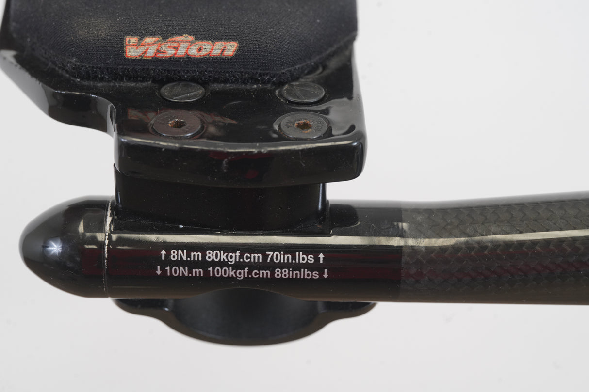 Vision Carbon Pro Carbon Extensions TT Triathlon Handlebar + Pads
