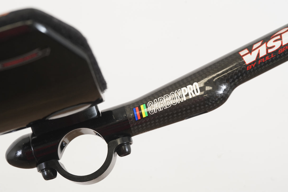 Vision Carbon Pro Carbon Extensions TT Triathlon Handlebar + Pads