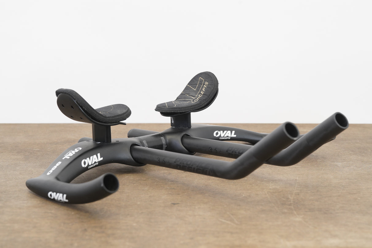 42cm Oval Concepts 960 Carbon Base Bar + Profile Design 35c Extensions 31.8mm