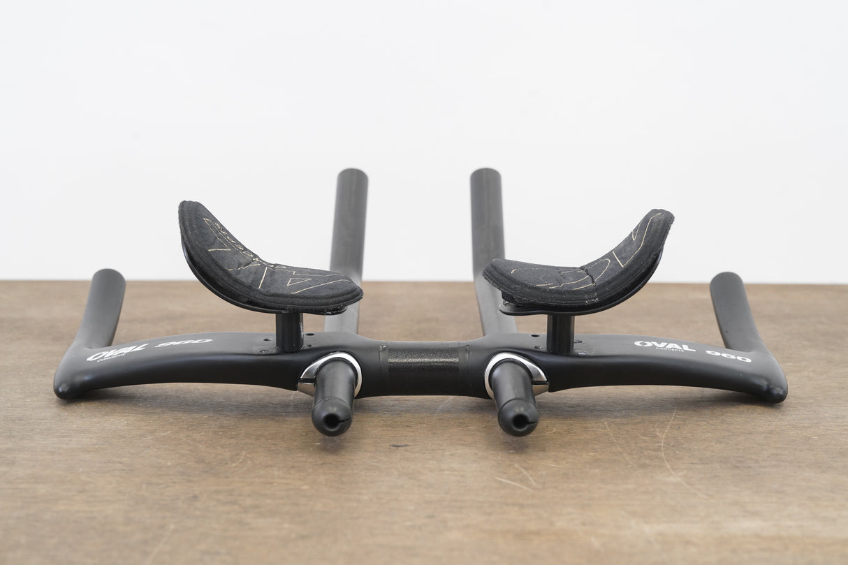 42cm Oval Concepts 960 Carbon Base Bar + Profile Design 35c Extensions 31.8mm