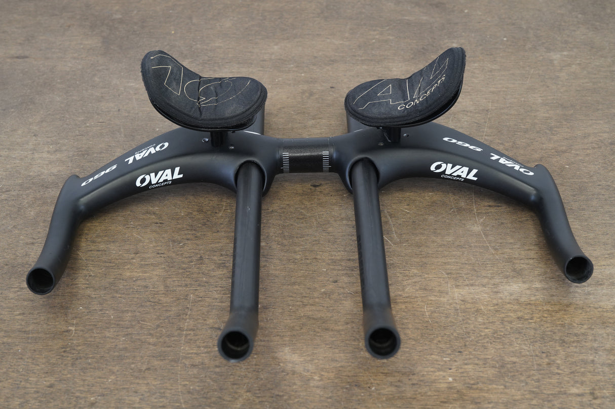 42cm Oval Concepts 960 Carbon Base Bar + Profile Design 35c Extensions 31.8mm