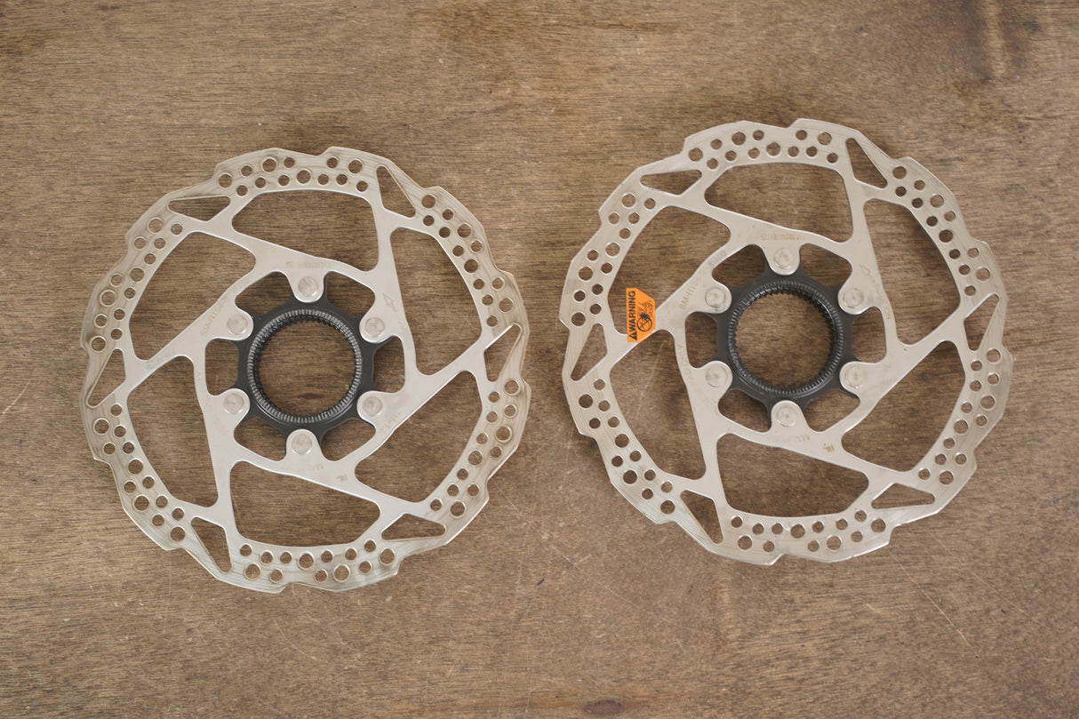 (2) 160mm Shimano Deore SM-RT54-S Center Lock Disc Brake CX Gravel MTB Rotor