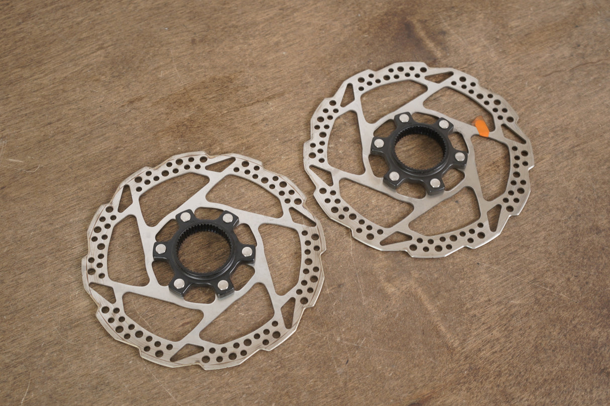 (2) 160mm Shimano Deore SM-RT54-S Center Lock Disc Brake CX Gravel MTB Rotor