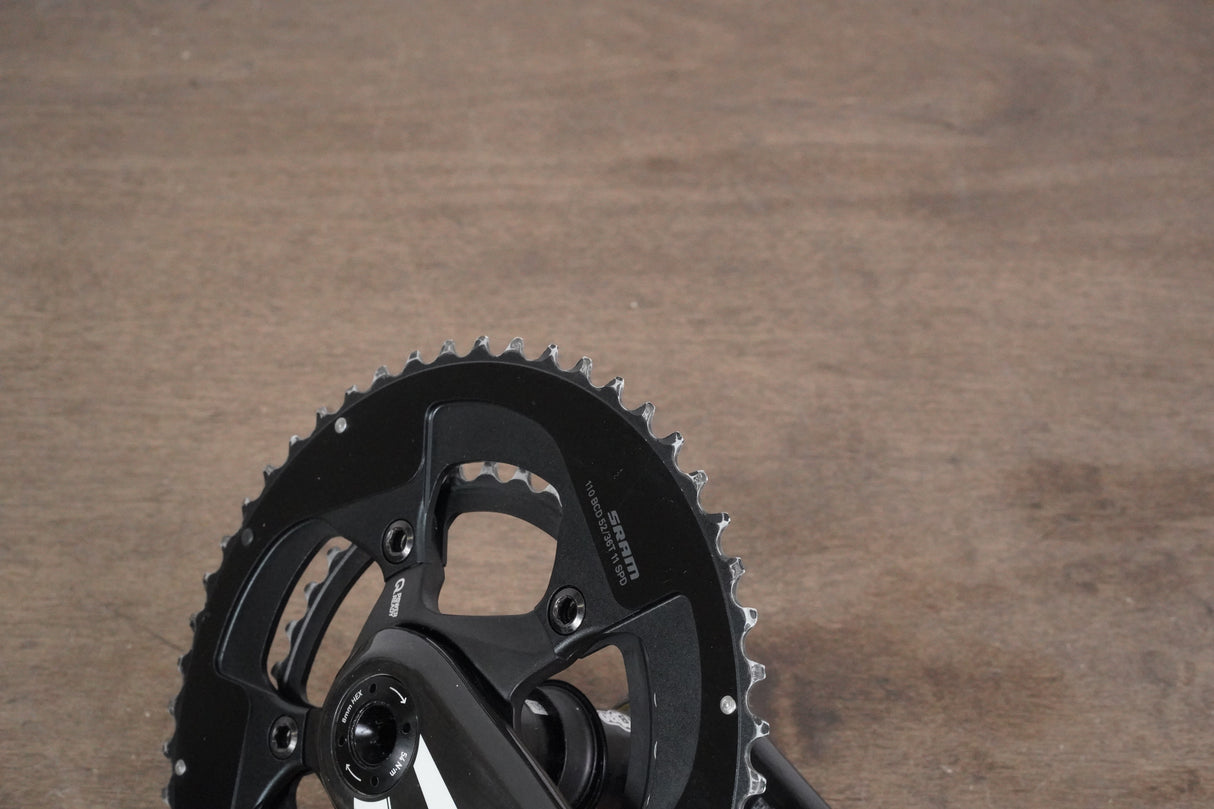 175mm 52/36T BB30 Quarq Prime 11 Speed Carbon Crankset