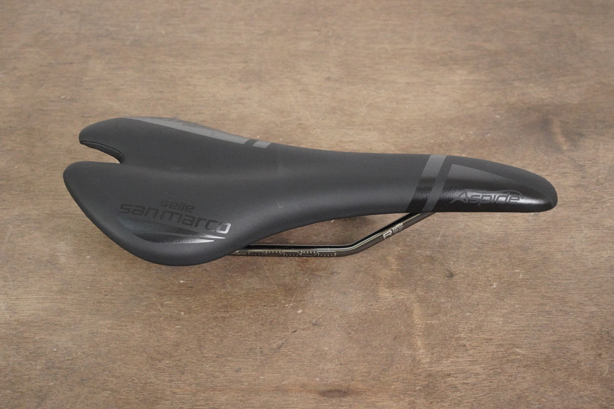 130mm (Narrow) Selle San Marco Aspide Stainless Steel Rail Road Saddle 177g