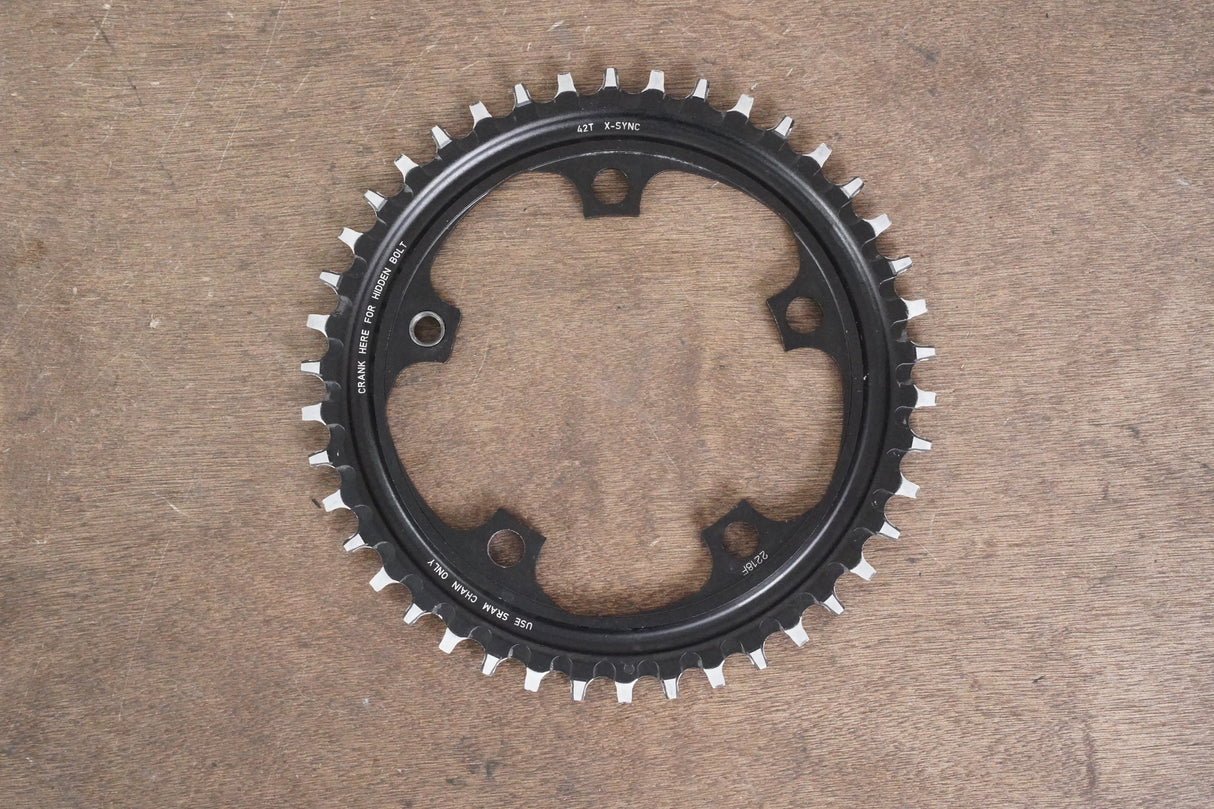 42T SRAM 5x110BCD X-Sync 1x 11 Speed Road Chainring