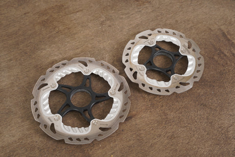 (2) 140mm/160mm Shimano XTR SM-RT99 Center Lock Disc Brake Rotors
