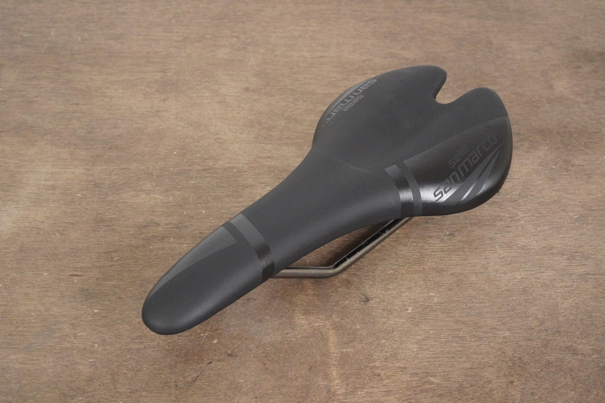 130mm (Narrow) Selle San Marco Aspide Stainless Steel Rail Road Saddle 177g