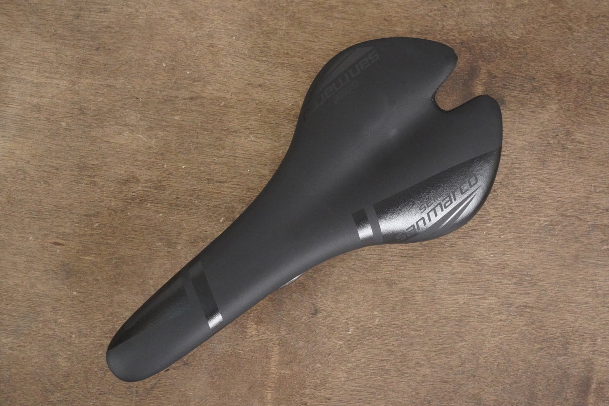 130mm (Narrow) Selle San Marco Aspide Stainless Steel Rail Road Saddle 177g