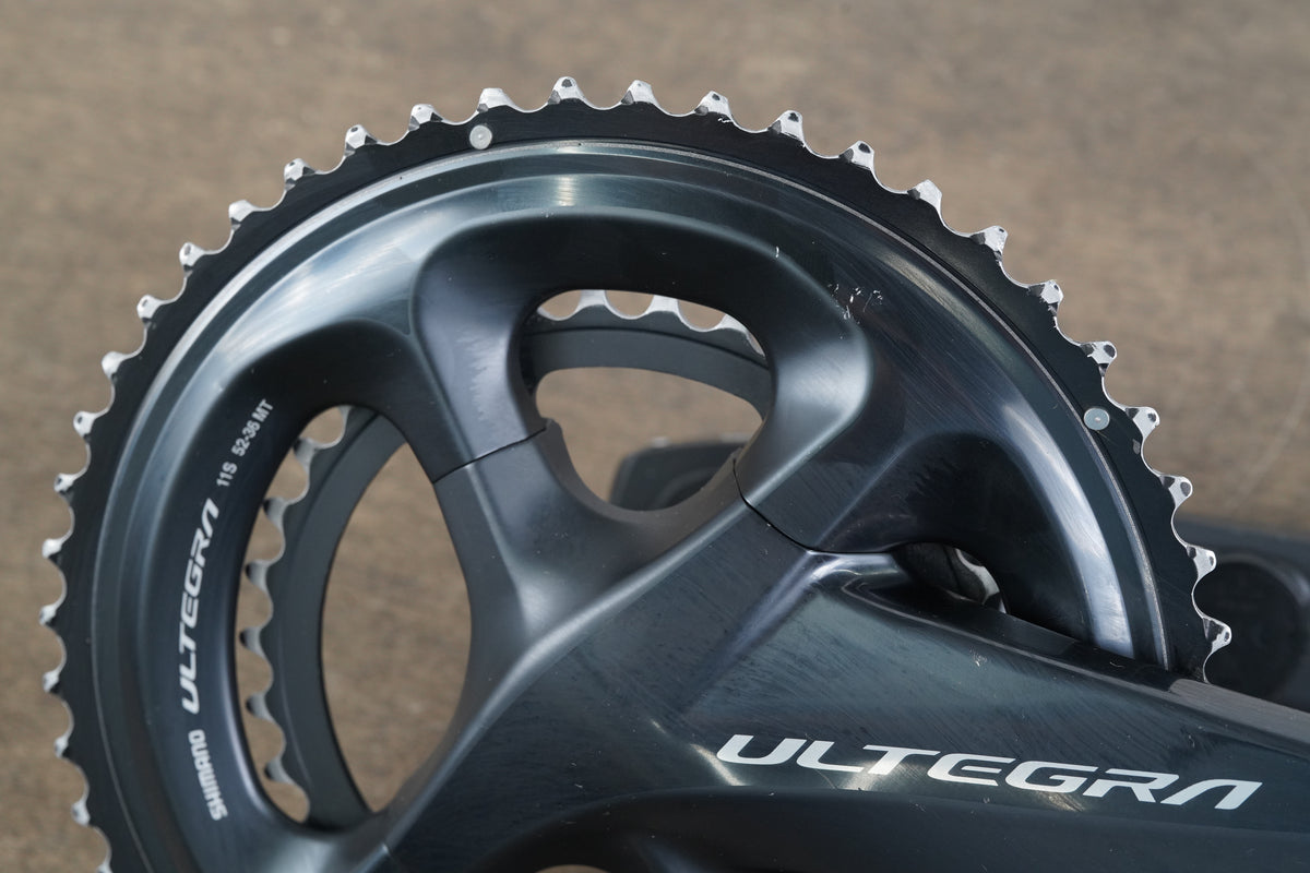 165mm 52/36T Shimano Ultegra FC-R8000 Stages Dual Power Meter Crankset 8000