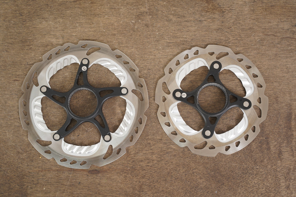 (2) 140mm/160mm Shimano XTR SM-RT99 Center Lock Disc Brake Rotors
