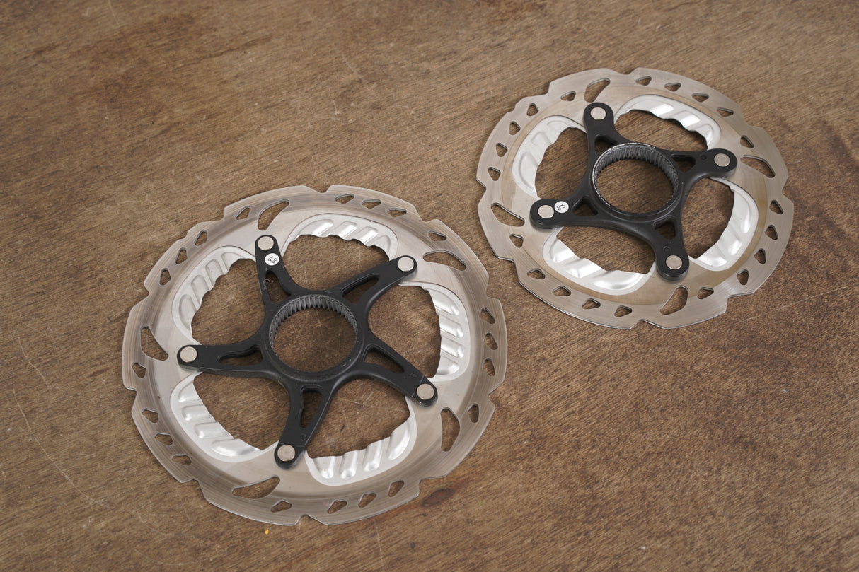 (2) 140mm/160mm Shimano XTR SM-RT99 Center Lock Disc Brake Rotors