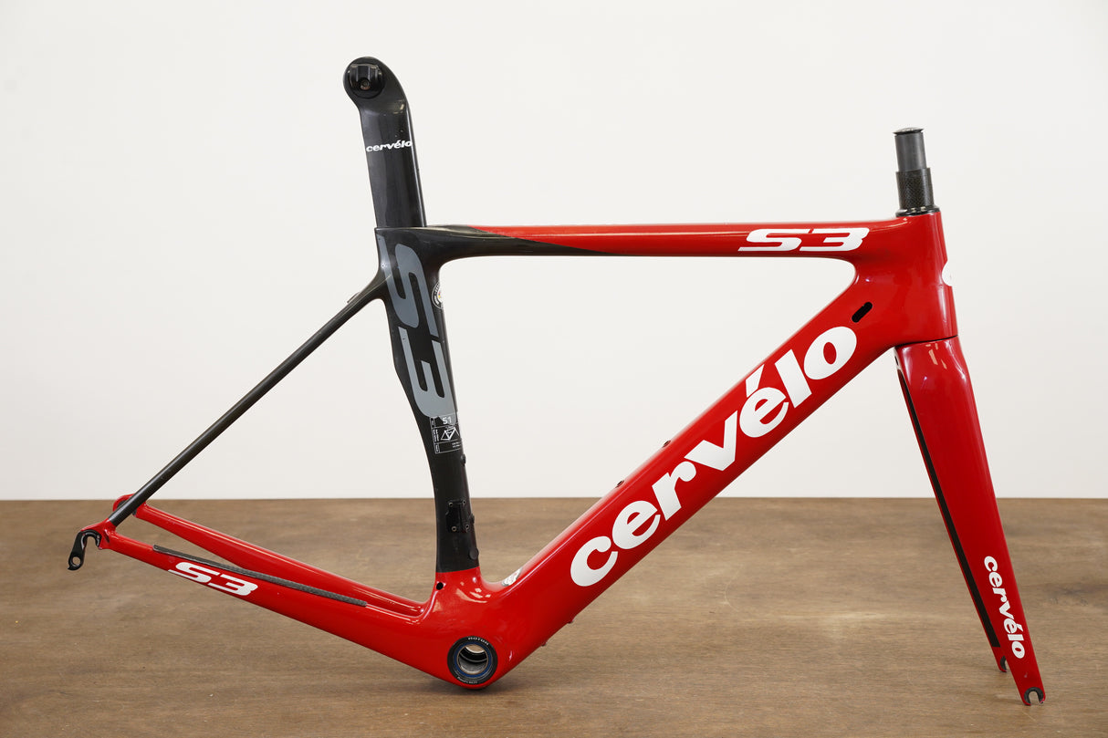 51cm Cervelo S3 Carbon Aero Rim Brake Road Frameset *Re-painted*