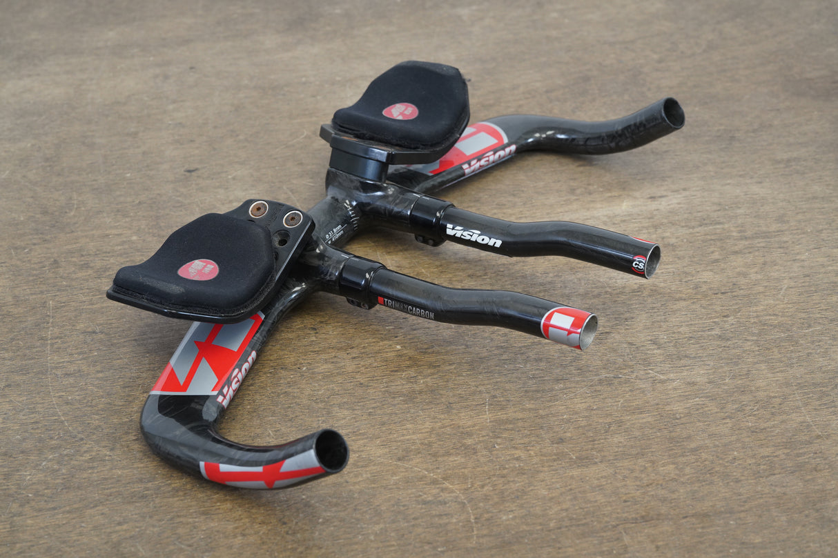 41cm Vision Trimax Carbon Aero TT Triathlon Basebar + Extentions 31.8mm