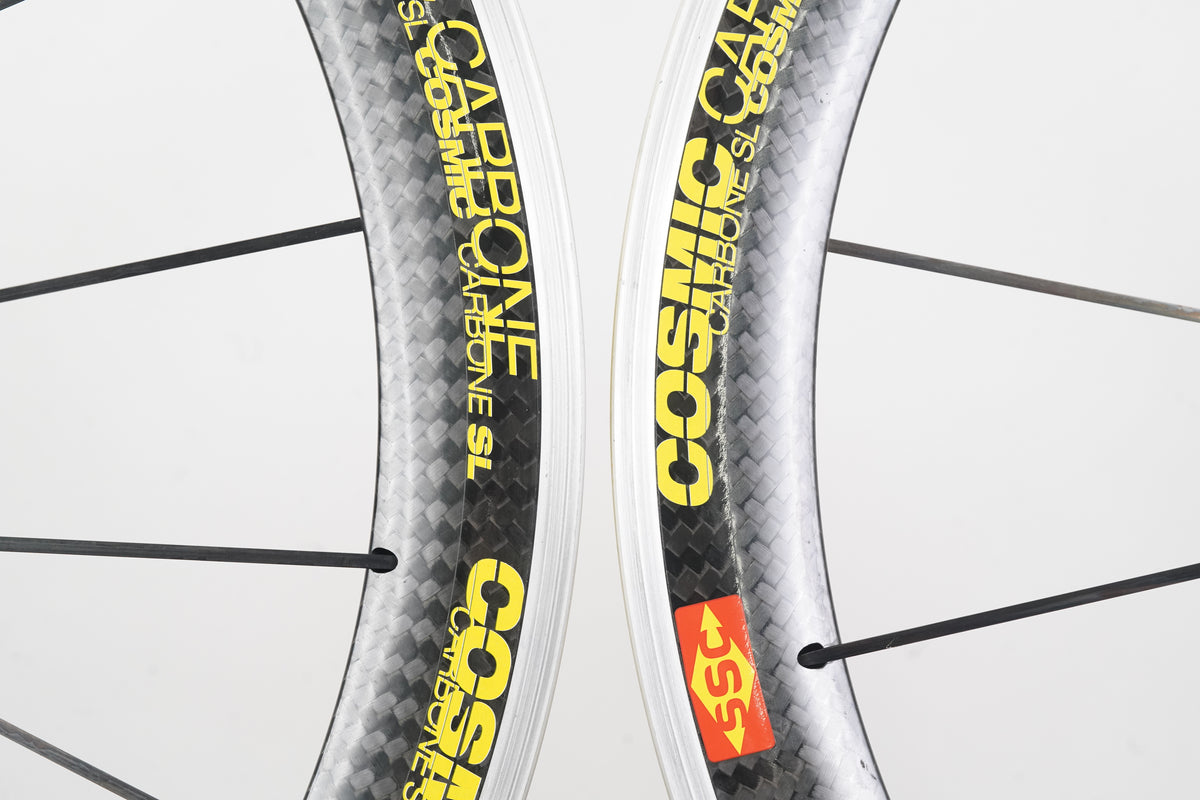 Mavic Cosmic Carbone SL SSC Clincher Rim Brake Wheelset Campagnolo 11 Speed