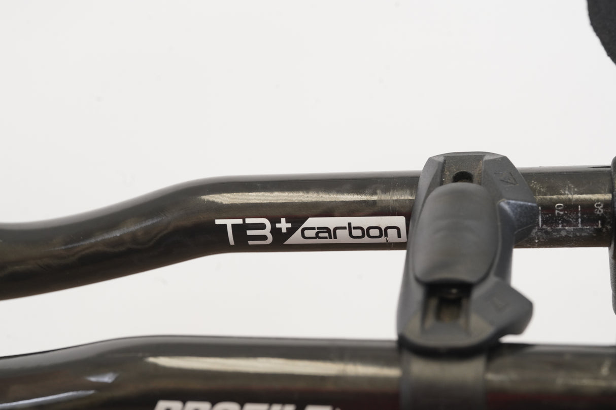 Profile Design T3+ Carbon Extensions + Elbow Pads TT Triathlon