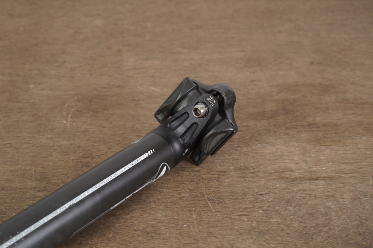 31.6mm Forza Cirrus Pro Carbon Alloy Setback Road Seatpost