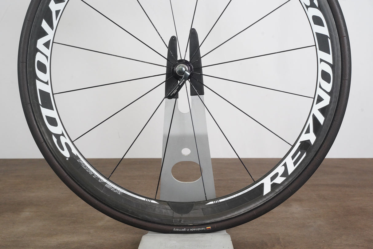 Reynolds 46 White Industries Carbon Tubular Rim Brake Wheelset 10 Speed