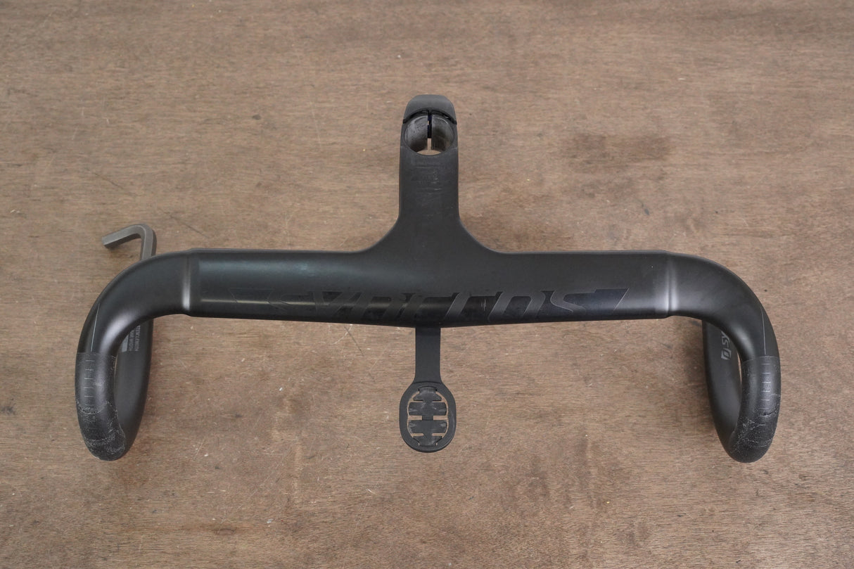 42cm 100mm Syncros Aero RR 1.0 Carbon Compact Road Barstem + Mount 1 1/4"