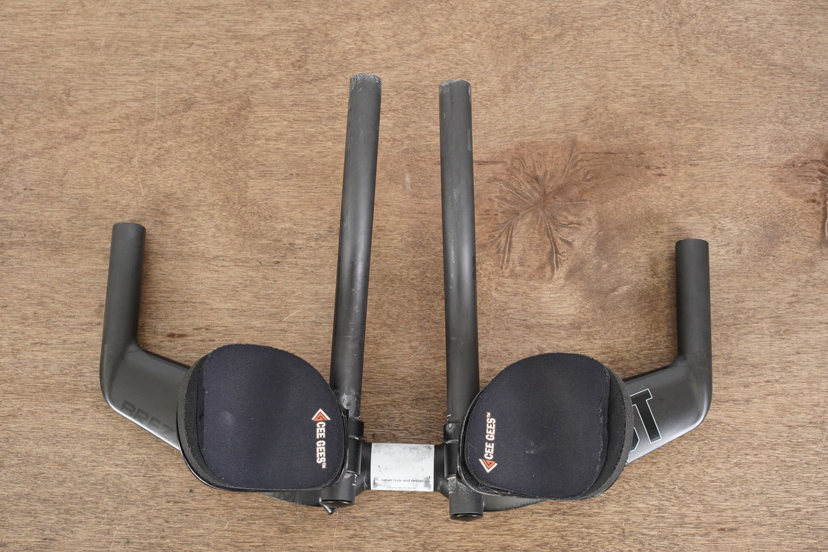 40cm 3T Brezza II Carbon Base Bar + Carbon 3T Extensions TT Triathlon Handlebar 559g