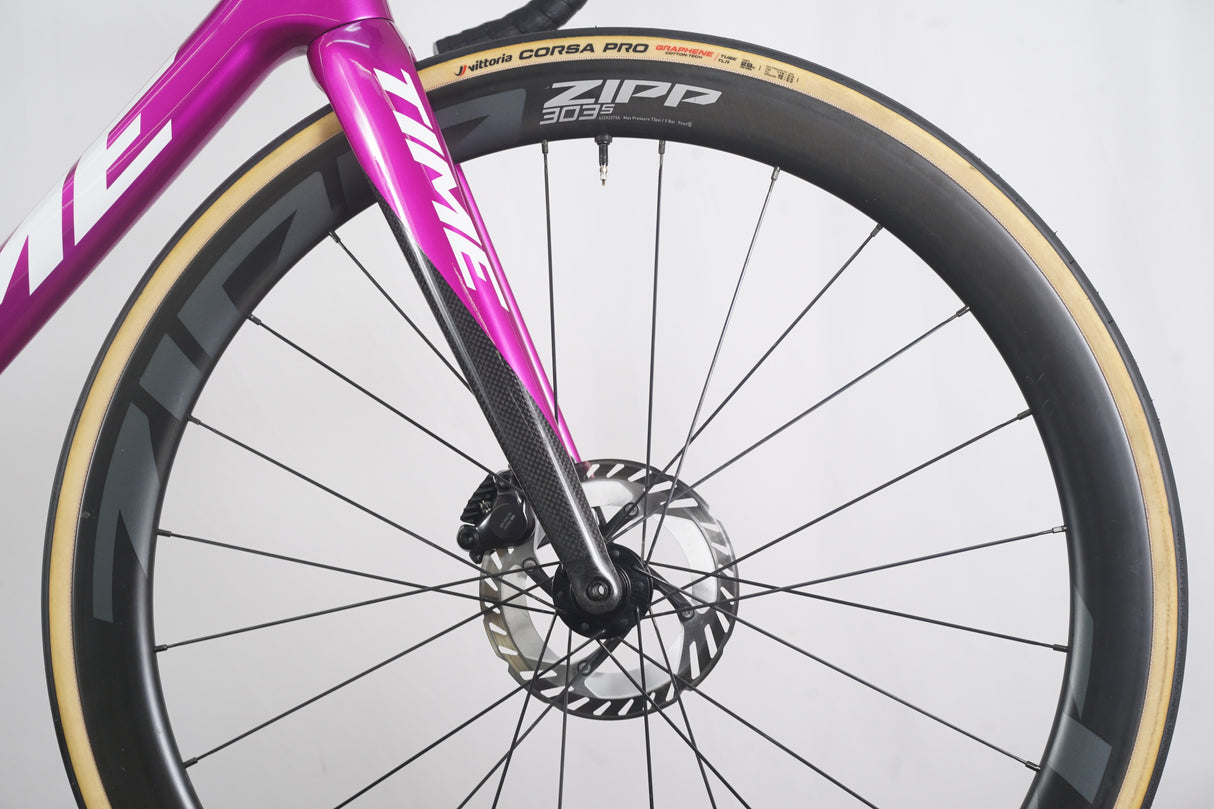 *Demo* XS Time Alpe d’Huez Shimano Ultegra Di2 Zipp Carbon Disc Brake Road Bike