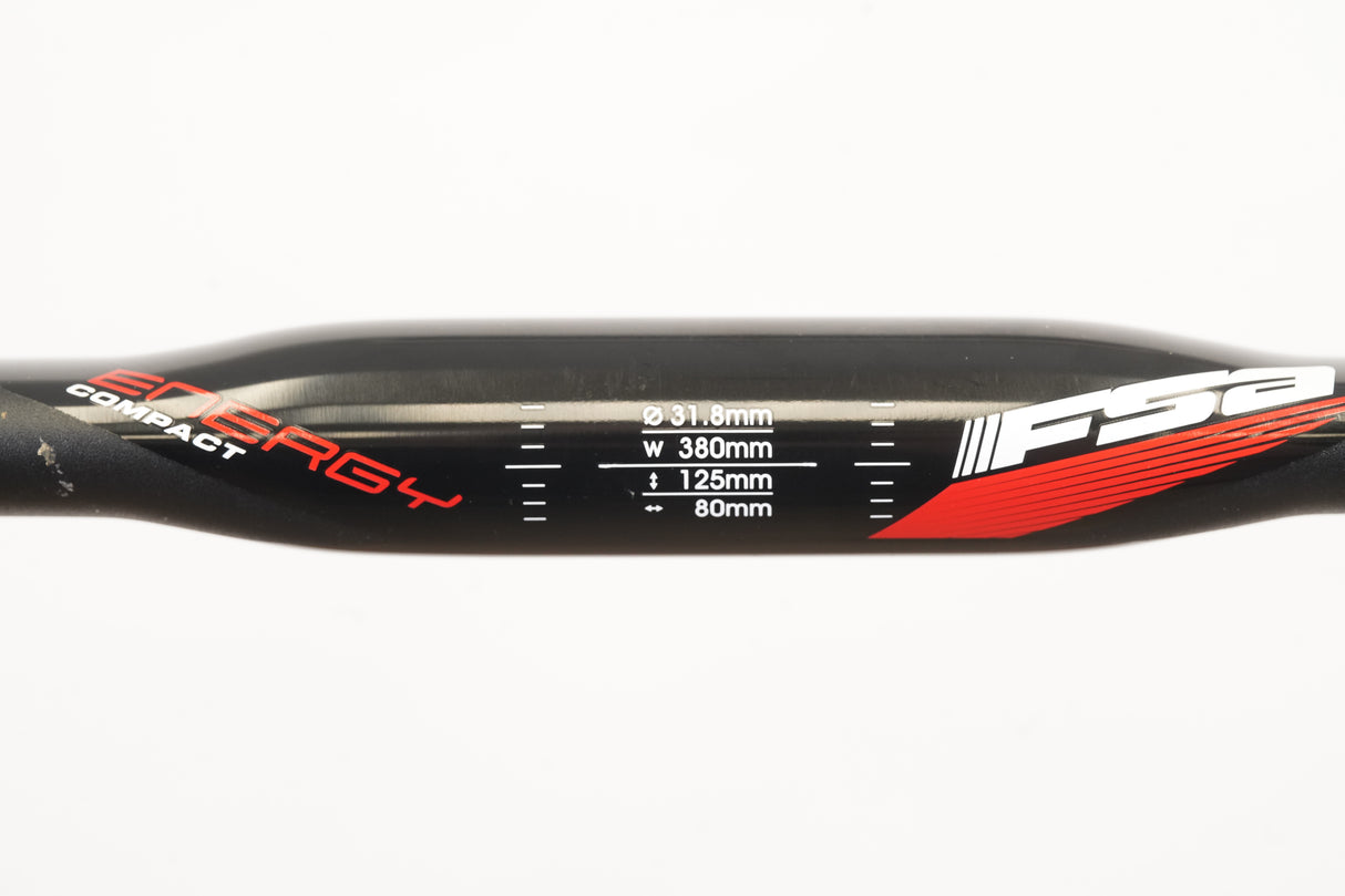 38cm FSA Energy Alloy Compact Road Handlebar 31.8mm