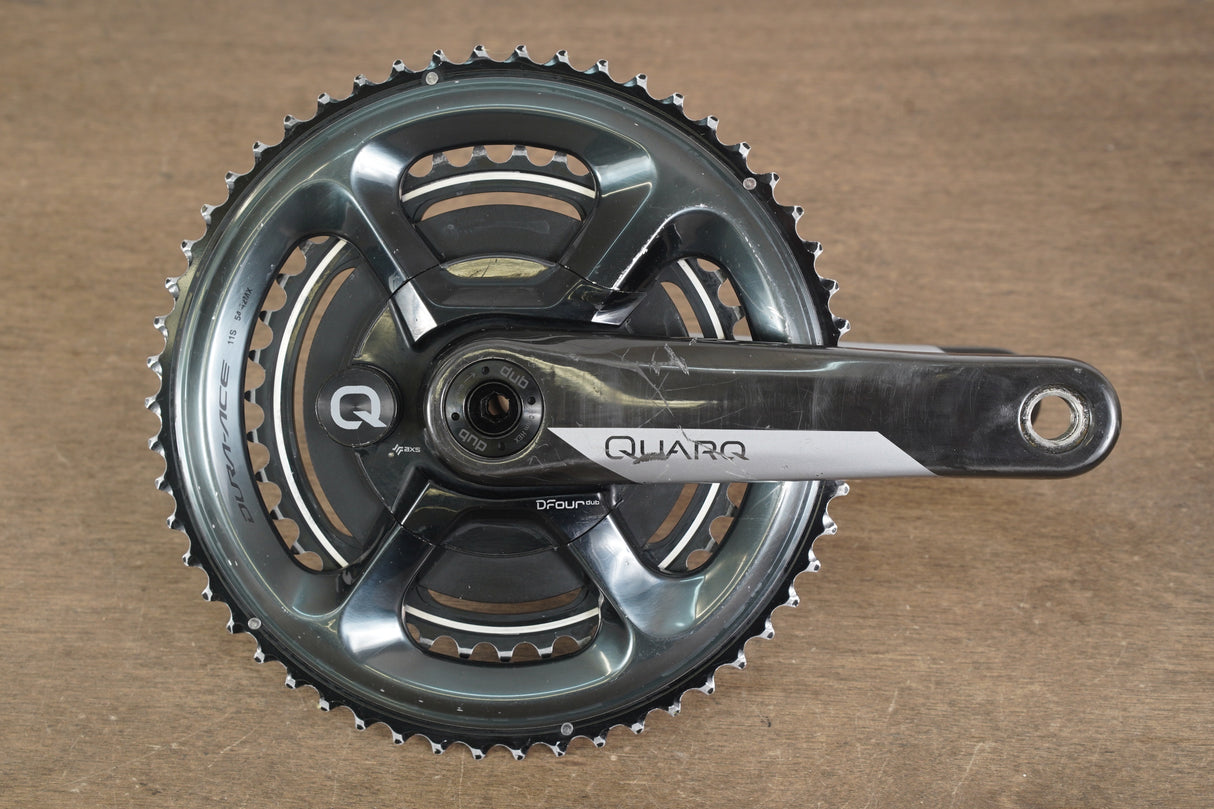 165mm 54/42T DUB Quarq DFour Power Carbon Meter Road Crankset