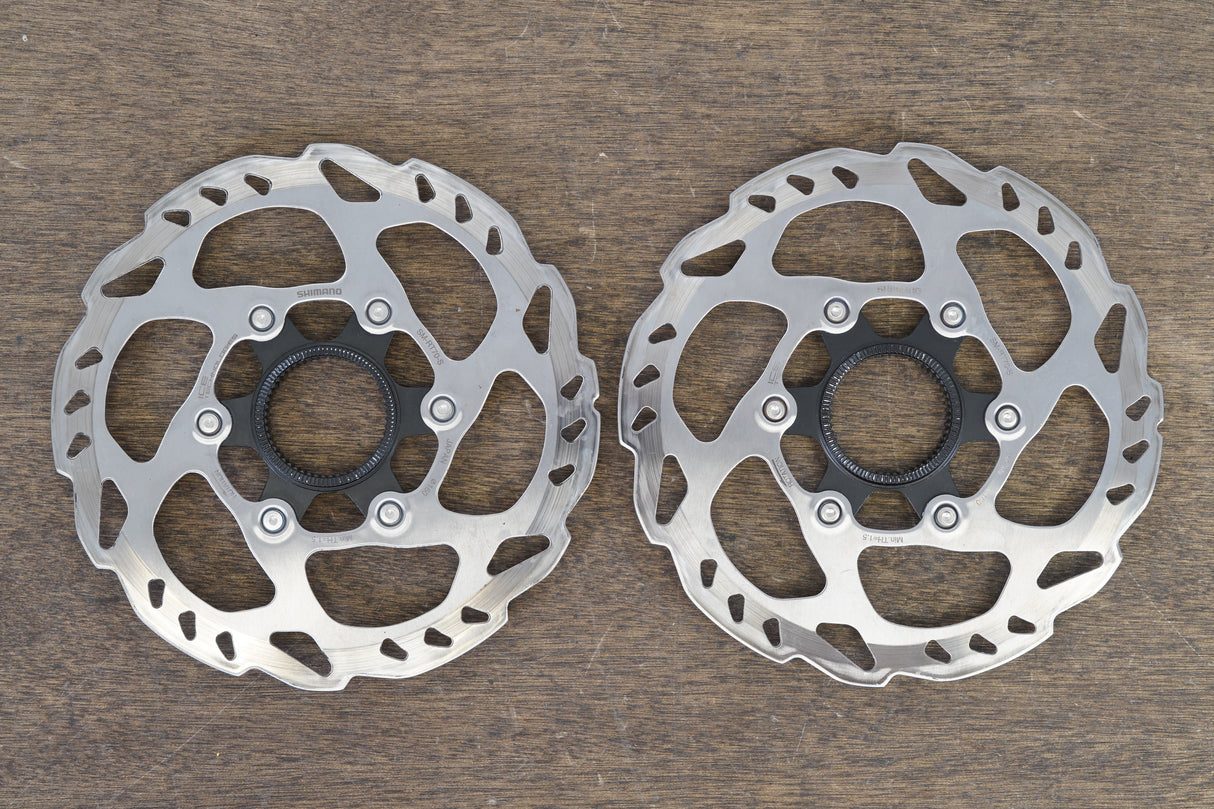 (2) 160mm Shimano SLX SM-RT70 Center Lock Disc Brake Rotors