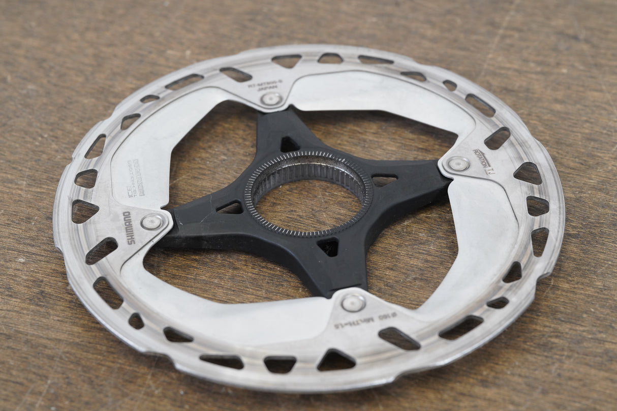 (1) 160mm Shimano Deore XT RT-MT800-S Center Lock Disc Brake Rotor Road MTB CX