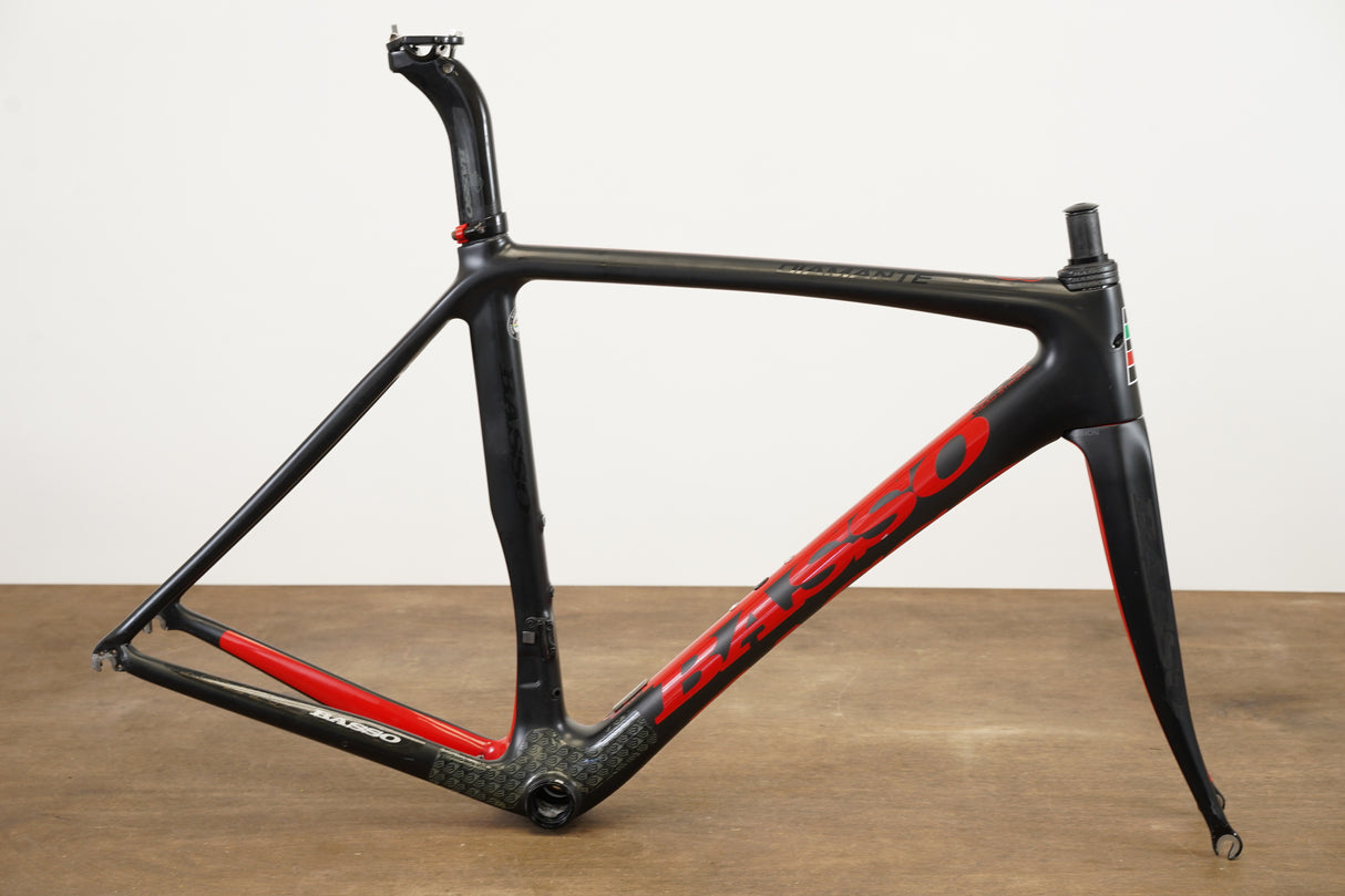 51cm Basso Diamante Carbon Rim Brake Road Frameset
