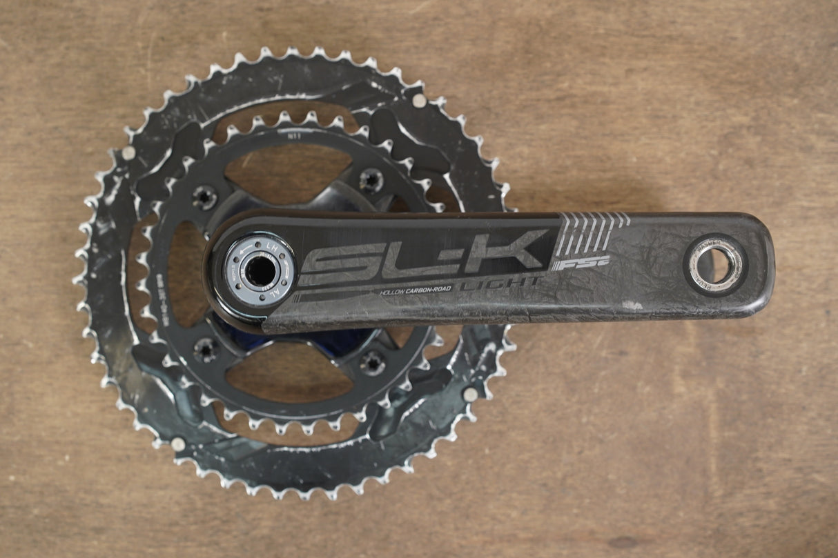 172.5mm 52/36T BB30 FSA SL-K Light 4iiii Power Meter Carbon Road Crankset SLK