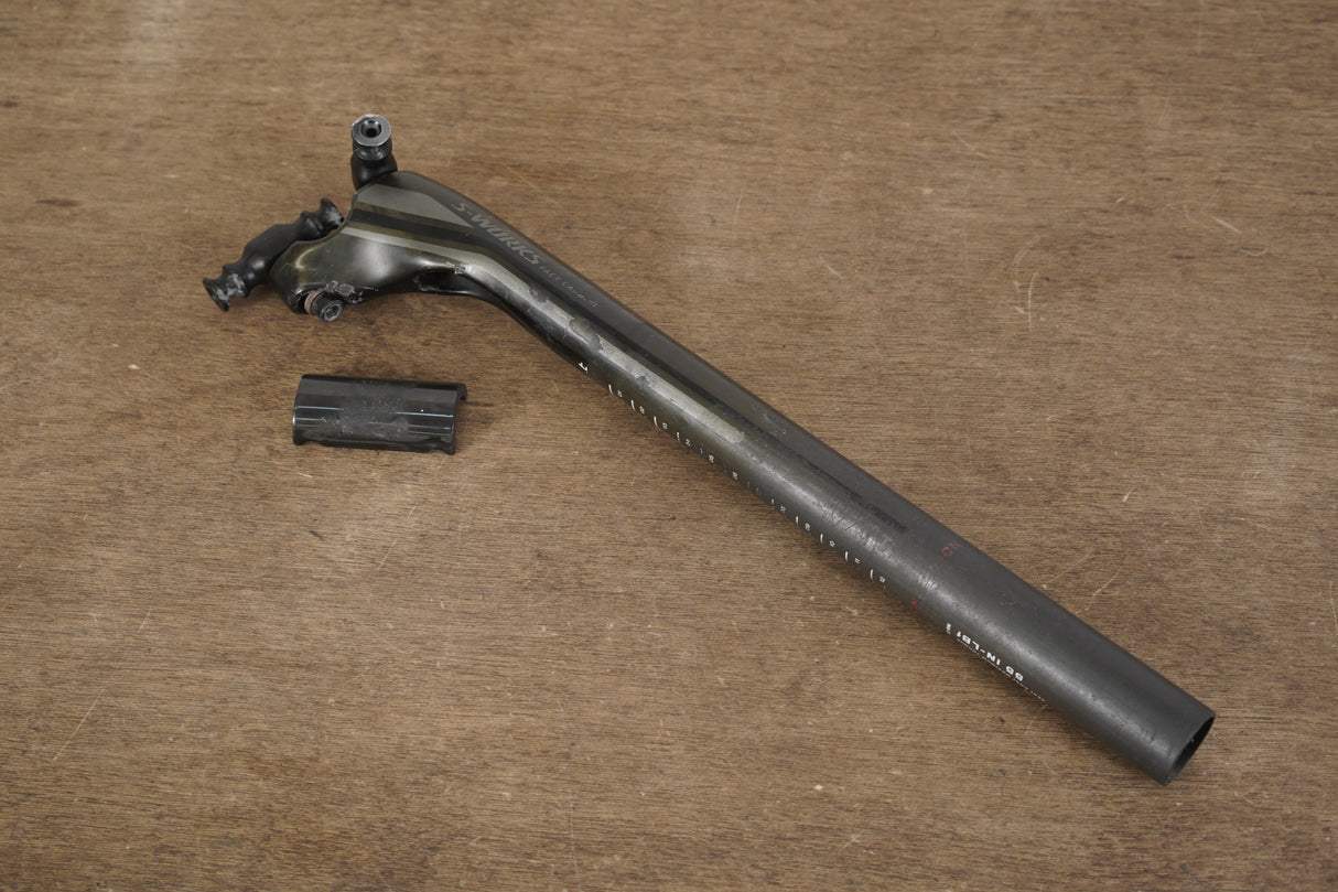 27.2mm Specialized S-WORKS FACT Carbon Setback Road Seatpost