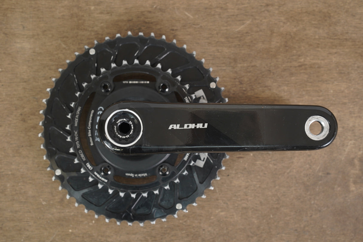 172.5mm 52/36T BB30 Rotor Aldhu INSpider Power Meter Road Crankset + Charger