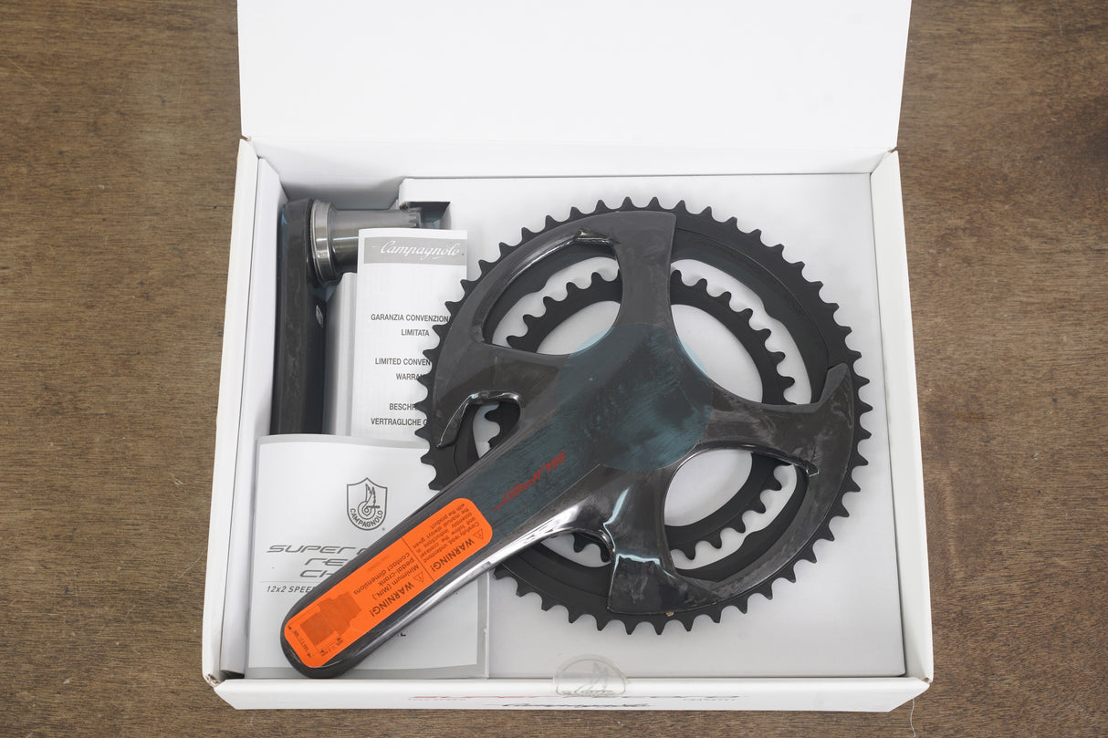 NEW 175mm 50/34T Campagnolo Super Record 12 Speed Carbon Crankset