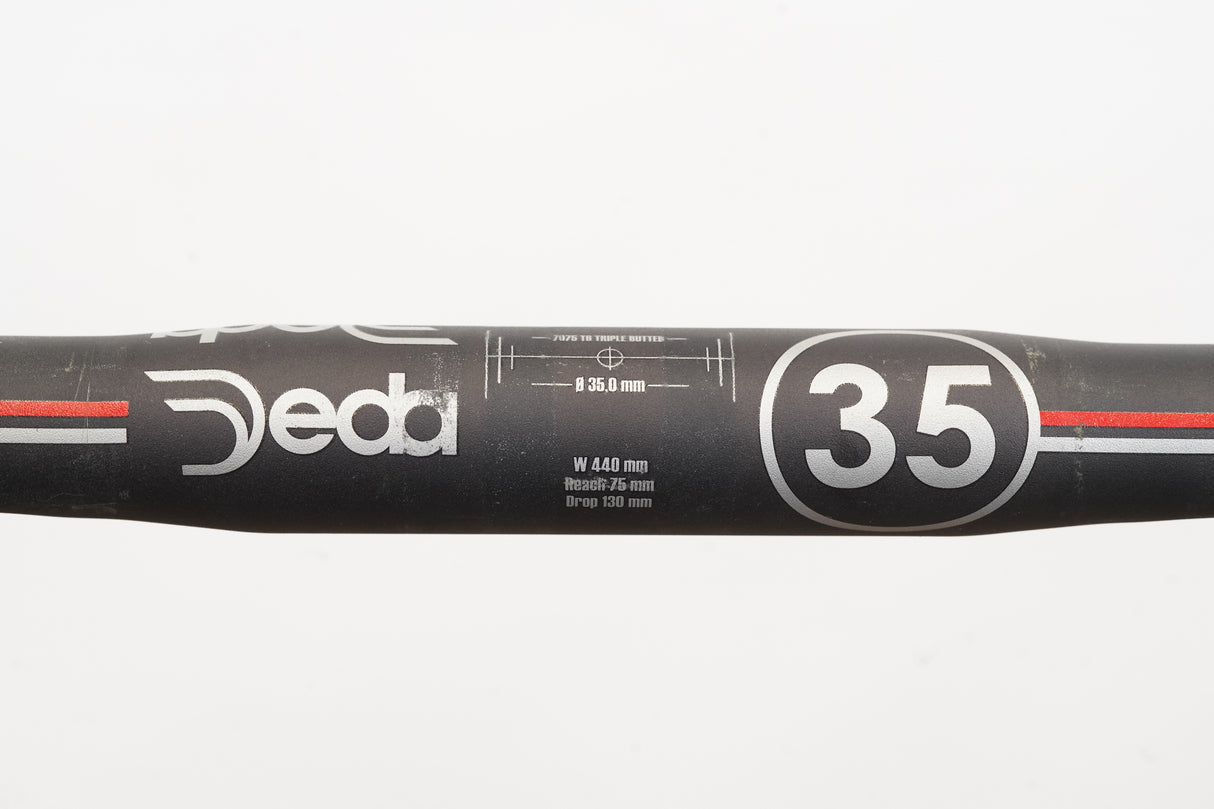 44cm Deda Elementi Trentacinque M35 Compact Alloy Handlebar 35mm