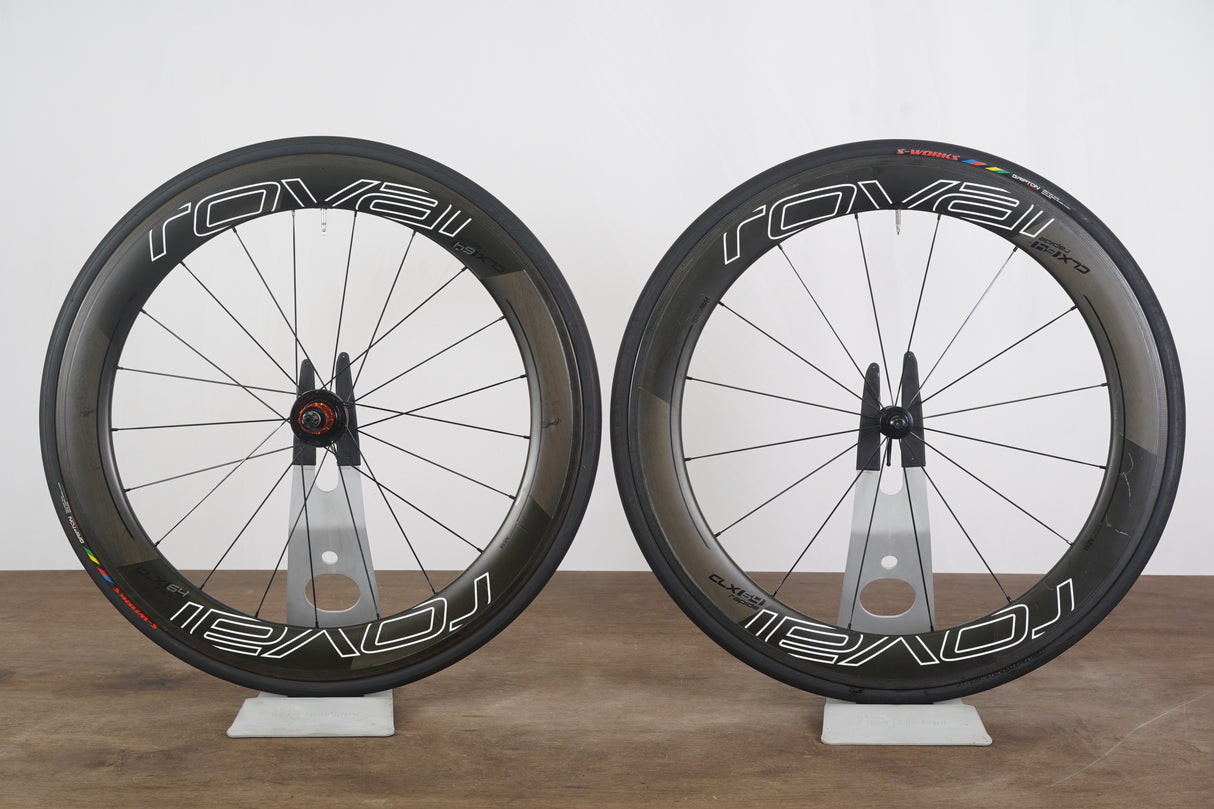 Roval CLX 64 Carbon Tubeless Clincher Rim Brake Wheelset Shimano/SRAM 11 Speed