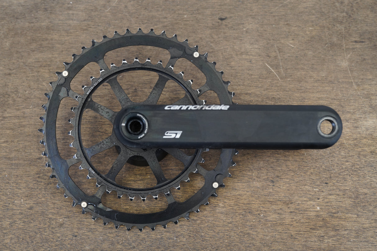172.5mm 52/36T BB30 Cannondale Si Spidering Hollowgram Road Crankset 618g