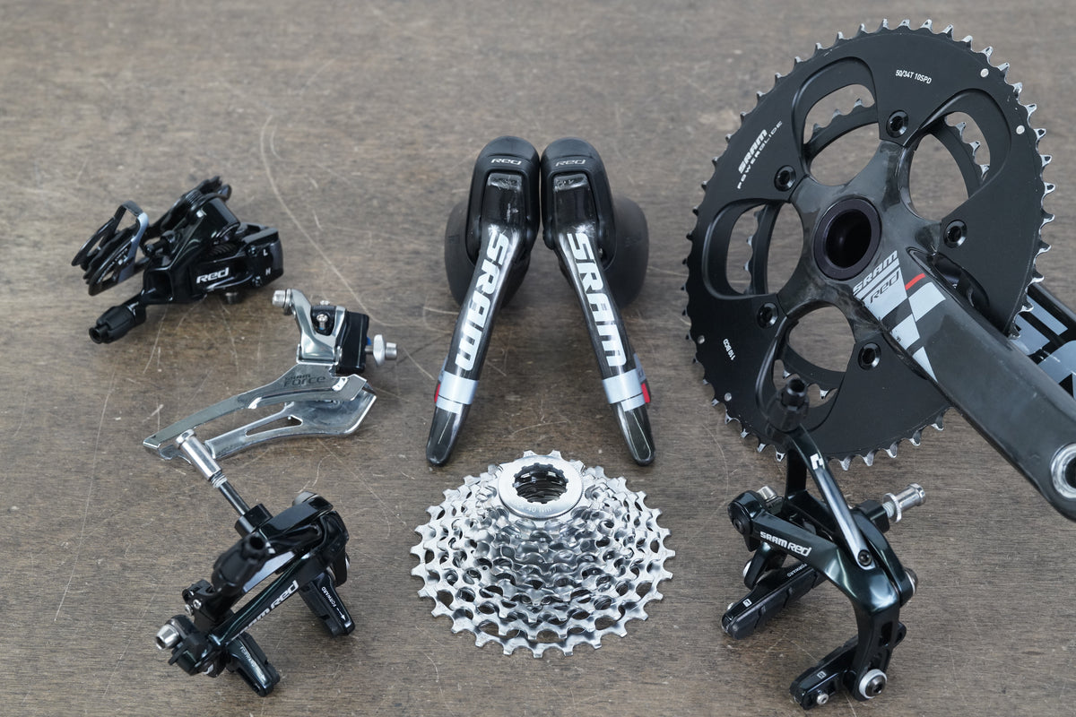 SRAM Red 10 Black Edition 10 Speed Mechanical Rim Brake Road Full Groupset