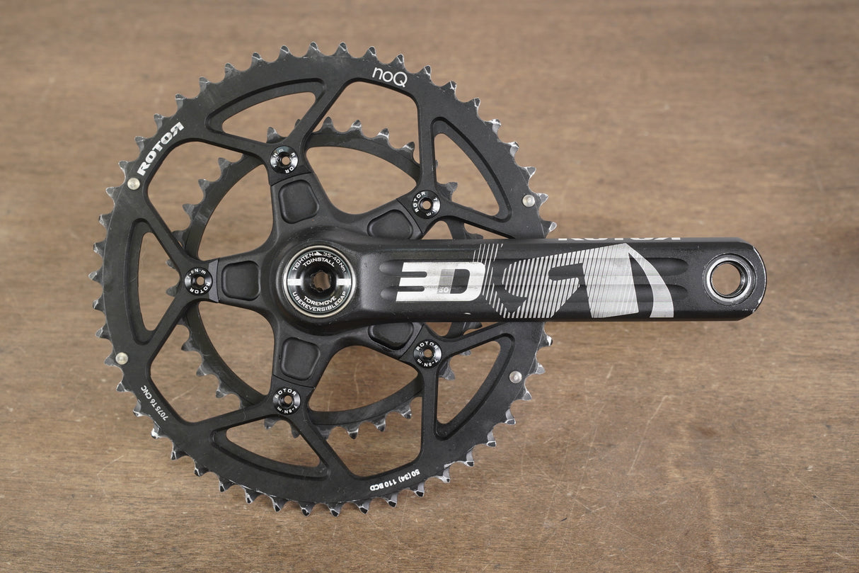 170mm 50/34T BB30 Rotor 3D NoQ Road Crankset
